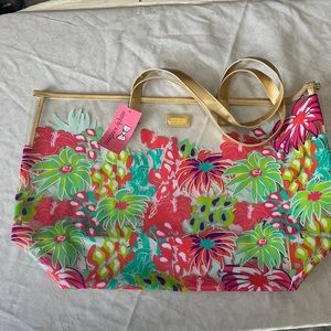 NWT Simply Southern clear plastic tote